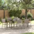 Set de masă pentru grădină 7 pcs Gri poliratan GartenMobel Dekor