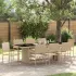 Set de masă pentru grădină 9 pcs Gri poliratan GartenMobel Dekor