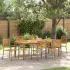 Set de masă pentru grădină 7 pcs Gri Lemn Solid de Acacia GartenMobel Dekor