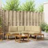 Set de canapele de exterior 5 Bucată Gri natural și deschis GartenMobel Dekor
