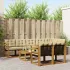 Set de canapele de exterior cu pernă 9 pcs Natural și Bej GartenMobel Dekor