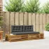Set de canapele de exterior 2 Bucată Natural și Antracit GartenMobel Dekor