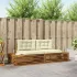 Set de canapele de exterior 2 Bucată Natural și Antracit GartenMobel Dekor