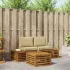 Set de canapele de exterior 3 Bucată natural GartenMobel Dekor