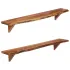 Rafturi de perete, 2 buc., 60x20x18 cm, lemn masiv de acacia GartenMobel Dekor