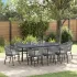Set de masă pentru grădină 9 pcs Maro poliratan GartenMobel Dekor