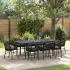 Set de masă pentru grădină 9 pcs Maro poliratan GartenMobel Dekor