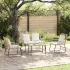 Set de Mobilier pentru Grădină cu pernă 4 pcs Negru și antracit GartenMobel Dekor
