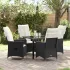 Set de masă pentru grădină cu pernă 5 pcs Bej poliratan GartenMobel Dekor