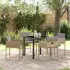 Set de masă pentru grădină cu pernă 5 pcs Maro poliratan GartenMobel Dekor
