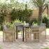 Set de masă pentru grădină 5 pcs Negru poliratan GartenMobel Dekor