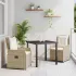 Set de masă pentru grădină 5 pcs Beige și gri deschis poliratan GartenMobel Dekor