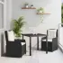 Set de masă pentru grădină 5 pcs Beige și gri deschis poliratan GartenMobel Dekor
