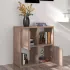 Bibliotecă, stejar maro, 60x27,5x59,5 cm, lemn prelucrat GartenMobel Dekor