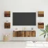 Set comodă TV Pe perete 6 pcs Lemn Vechi Lemn compozit GartenMobel Dekor
