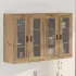 Mobilier cu Montaj pe Perete 2 pcs Stejar negru GartenMobel Dekor