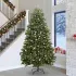 Brad de Crăciun artificial cu 300 LED Verde 300 cm PVC și Metal GartenMobel Dekor