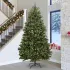 Brad de Crăciun artificial cu 300 LED Verde 300 cm PVC și Metal GartenMobel Dekor
