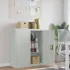 Dulap de birou cu 2 uși, gri, 90 cm, oțel GartenMobel Dekor