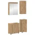 Set de mobilier pentru baie TULUM 4 pcs Alb 60 x 34 x 63 cm GartenMobel Dekor