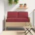 Set de perne 3 pcs Roșu Vin Material Oxford GartenMobel Dekor