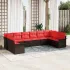 Set de canapele pentru grădină 10 pcs Gri deschis poliratan GartenMobel Dekor