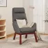 Scaun de relaxare, gri deschis, material textil GartenMobel Dekor