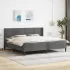 Cadru de pat cu saltea cu headboard Roz 180 x 200 cm Catifea GartenMobel Dekor
