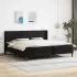 Cadru de pat cu saltea cu headboard Roz 180 x 200 cm Catifea GartenMobel Dekor