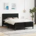Cadru de pat cu saltea cu headboard Roz 160 x 200 cm Catifea GartenMobel Dekor