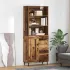 Dulap înalt, stejar sonoma, 69,5x34x180 cm, lemn compozit GartenMobel Dekor