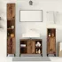 Set de mobilier pentru baie 3 pcs Lemn vechi Lemn compozit GartenMobel Dekor