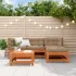Set de lounge pentru grădină 5 pcs Maro Ceară Lemn masiv de pin GartenMobel Dekor