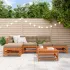 Set de lounge pentru grădină 5 pcs Maro ceruit GartenMobel Dekor