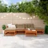 Set mobilier relaxare grădină, 6 piese, lemn masiv Douglas GartenMobel Dekor