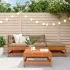 Set de lounge pentru grădină 4 pcs Maro Ceară Lemn masiv de pin GartenMobel Dekor