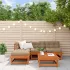 Set mobilier relaxare de grădină 5 piese alb lemn masiv de pin GartenMobel Dekor