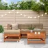 Set de lounge pentru grădină 5 pcs Maro ceruit GartenMobel Dekor