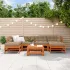 Set de lounge pentru grădină 7 pcs Maro ceruit GartenMobel Dekor