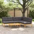 4 Bucată Unități de Canapea Palet pentru Grădină GartenMobel Dekor