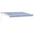 Copertină retractabilă manuală Burgundy 2,5 x 2 m GartenMobel Dekor