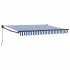 Copertină retractabilă manuală Antracit 3,5 x 2 m GartenMobel Dekor