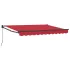 Copertină retractabilă manuală Antracit 3,5 x 2 m GartenMobel Dekor