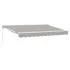 Copertină retractabilă manuală Crem 3,5 x 2,5 m GartenMobel Dekor