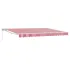 Copertină retractabilă manuală Roșu 4 × 3 m GartenMobel Dekor