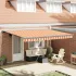Cortina Retractabilă Galben și portocalie 400 × 300 cm GartenMobel Dekor