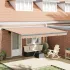 Cortina Retractabilă Galben și portocalie 400 × 300 cm GartenMobel Dekor
