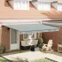 Cortina Retractabilă Galben și portocalie 400 × 300 cm GartenMobel Dekor