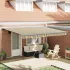 Cortina Retractabilă Galben și portocalie 400 × 300 cm GartenMobel Dekor