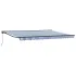 Copertină retractabilă manuală Crem 4,5 × 3,5 m GartenMobel Dekor